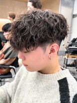 エルマーク 梅田(L-MARK)&nbsp;マッシュスパイラルパーマツイストスパイラル波巻きメンズ