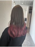 ピンクツートンカラー