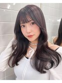 【野呂】透けるラベンダーグレージュ