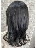 大人女子アッシュヘアカラー