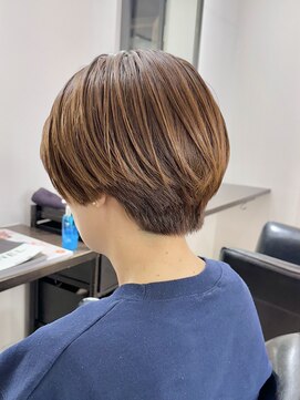 ファイブシーン アオヤマ(5SCENE AOYAMA) ショートパーマショートカット前髪あり前髪なし20代30代40代