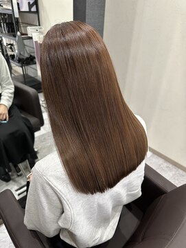 ピノ(pino.) 髪質改善トリートメントウォームブラウンチョコベージュ