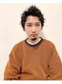 メンズパーマ　スパイキーショート　くせ毛　代官山　中目黒