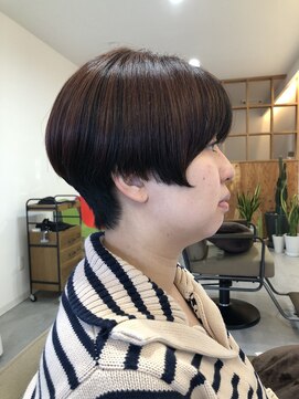 パーク(PARK) マグネットカラー×ショートボブ