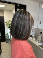 エトラ 渋谷店(etora)&nbsp;小顔へア アッシュカラーグレージュハイライトカラー◎