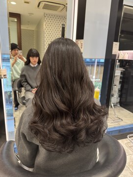 アピッシュ ギンザ(apish ginza) ロングパーマ/デジタルパーマロング/コテ巻きパーマ/韓国ヘア