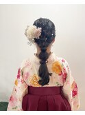 卒業式袴ヘアセット