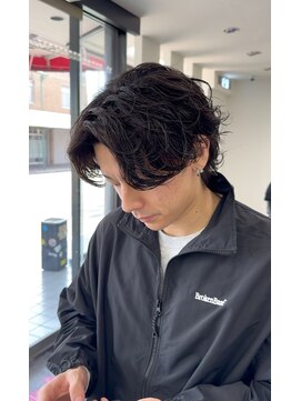 アフューズバイストゥー(Vfuse by StueW) メンズ、ミディアムパーマ