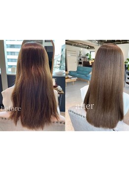 【南森町駅すぐ！】丁寧なカウンセリングと最高級ケアで、どんなクセや広がりも美しいストレートへ...*