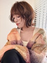 ロンドプロフィール 浦和(Lond profil)&nbsp;顔まわりレイヤー外ハネ韓国風ヘア髪質改善浦和ボブ