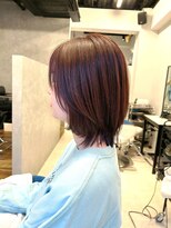 シエルブルー(ciel bleu)&nbsp;ボブレイヤー　ピンクブラウン