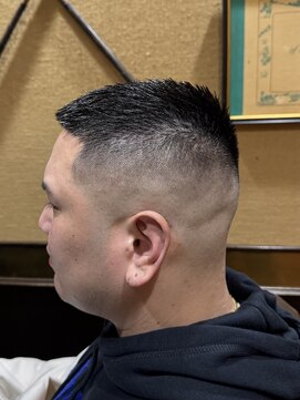 ヒロギンザバーバーショップ 大宮店(HIRO GINZA BARBER SHOP) フェザーアップハイスキンフェード/大宮/バーバー/メンズカット