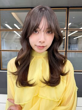 ソア 渋谷(soar) 【艶感★シースルーバング】韓国ヘア20代30代ウェーブ巻き髪