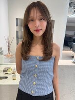 ノイ 銀座(noi)&nbsp;韓国ヘア／ミディアム/レイヤーカット／前髪カット