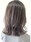 くびれカット/ブリーチ無しグレージュ