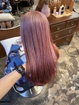 チャプター 問屋町(chapter) ケアブリーチトリプルカラーハイトーンピンク髪質改善韓国ヘア