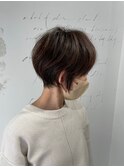 別府ショートボブ顔まわりレイヤーカット髪質改善カラー30代
