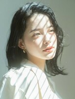 エミュ 表参道 青山(emu)&nbsp;【emu井上信洋】ルーズなこなれ感の黒髪くびれボブ【エミュ】