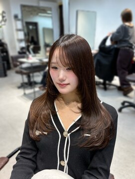 ザシェノンウメダ(THA CHAINON UMEDA) 心斎橋/着物ヘア/大人ガーリー/ダークアッシュ/似合わせカット