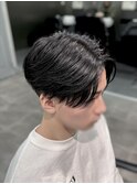 MEN’S HAIR/サーフカール/刈り上げセンターパート/千葉