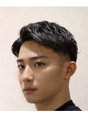 30代40代◎刈り上げショート×七三ビジネス