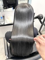 キュア 池袋(CURE) 5トーンブルーブラック×髪質改善ストレート #049