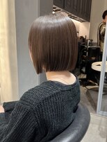 ロンドイディールバンダイ 新潟万代(Lond ideal)&nbsp;ミルクブラウンレイヤーボブ
