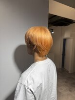 トレフ(Trefle)&nbsp;メンズカット/韓国風ナチュラルマッシュ/オレンジベージュ