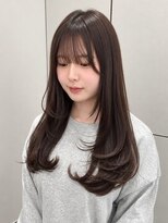 ルトワフクロマチ(Lutowa Fukuromachi)&nbsp;ショコラブラウン×韓国レイヤー×ロング/袋町/本通