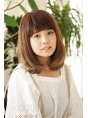 【adorable】透明感3Dカラー丸みボブ