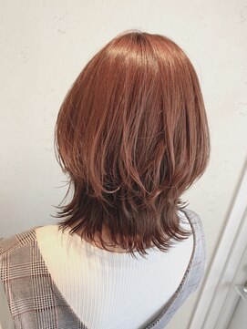 ヘアデザイン トリップ(HAIR DESIGN TRIP) ミディアム×レイヤー×ピンクアッシュ