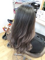 アーツヘアー JR上熊本駅店(ARTS@HAIR) バレイヤージュ×コントラストモノトーン