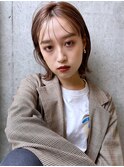 【志岐英恵】ピンクベージュ×ボブ◎