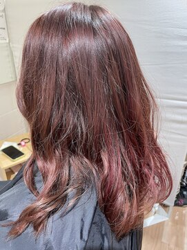 アルテリア(ARTERIA) ブラウンレッド☆黒染めからの明るめカラー！