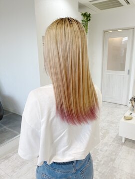 ヘアメイク ハピッシュ(hair make Happysh) ラベンダー裾カラー＾＾