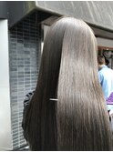 ◎赤みのない透け感グレージュ
