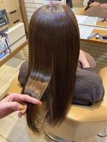 ハピネス 河原町店(Happiness)&nbsp;髪質改善 レイヤーカット ベージュ グレージュ 20代 30代 40代