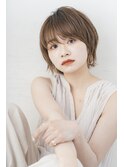 暗髪×暖色カラー×ニュアンスカラー×フレンチガーリー
