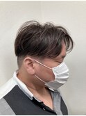 シークレットパーマツーブロショートかりあげ