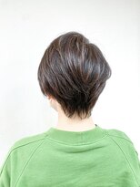 トップヘアー 玉島店(TOP HAIR)&nbsp;《TOPHAIR 玉島店/ ぴーち》メリハリショート×カーキブラウン