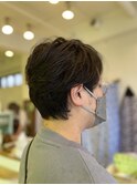 パーマ風メンズカット