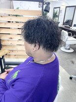 ムーブ(Moob)&nbsp;メンズ　"ツイストスパイラルパーマ"【別府】