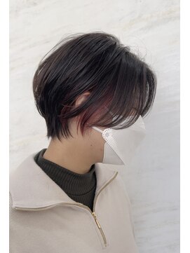 美容室ジャスミン 【ヒロシ】ハンサムショート×イヤリングカラー20代30代40代藤枝