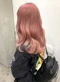 ダブルカラーピンクベージュケアブリーチハイトーン髪質改善