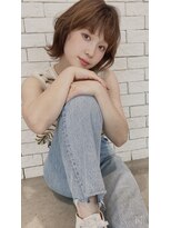 トゥーリ 薬院店(tuuli)&nbsp;tuuli☆20代30代40代ベビーバングショコラベージュワンカール