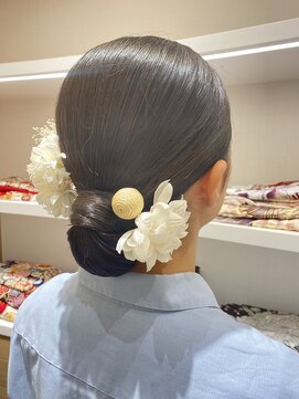 フェリーチェ(Felice) タイトシニヨン　シニヨン　成人式　卒業袴