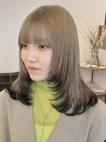 ヘアー ミュゼ 大西店(HAIR Musee) シルキーベージュ/デザインカラー/ハイトーンカラー/レイヤー