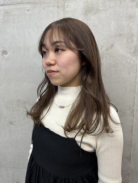 ソルトウォーター(SALT WATER) ブラウンカラー/ベージュ/ブリーチあり/代官山