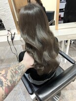 ロエ 恵比寿 代官山(ROE) グレージュマチルダボブインナーグレージュ前髪　髪質改善