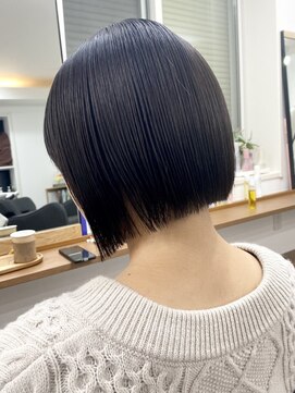 ランプ(Lamp) くびレイヤーグレーベージュニュアンスカラー白髪染め白髪ぼかし